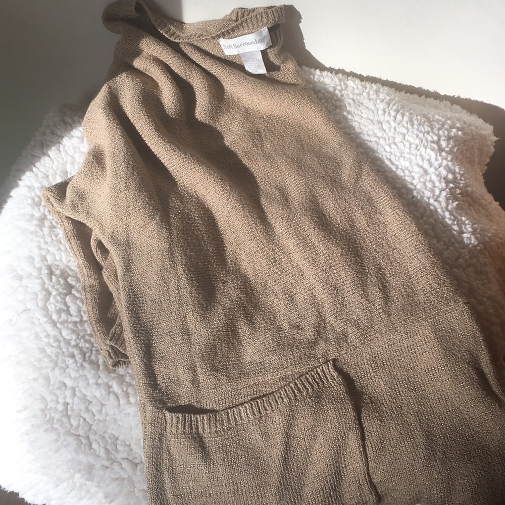 Soft Surroundings Golden Sweater Dress
